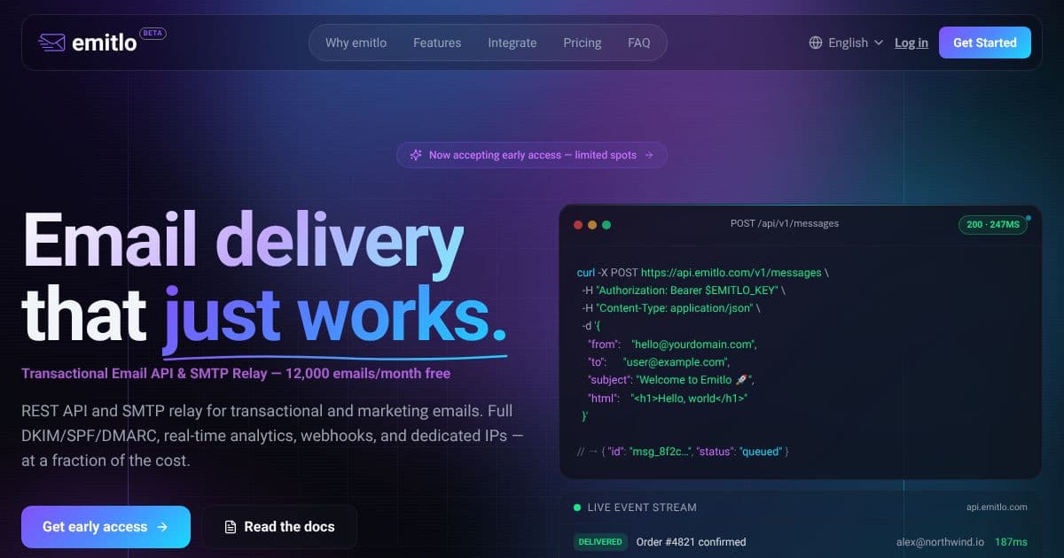 Email delivery that just works